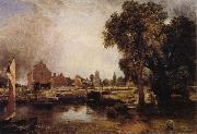 John Constable Dedham Lock and Mill china oil painting reproduction